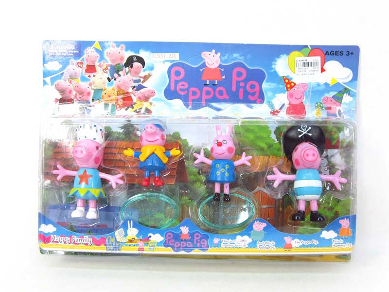 Peppq Pig W/L(4in1) toys