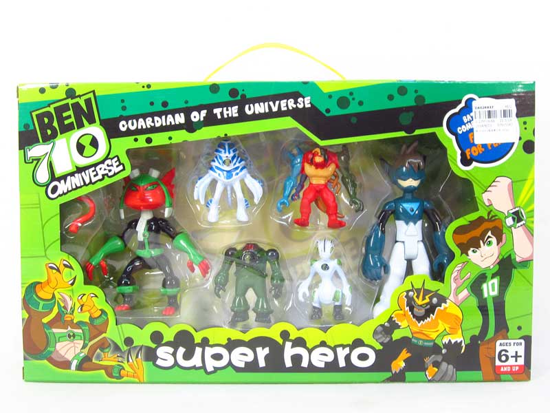 BEN10 Set W/L(6in1) toys