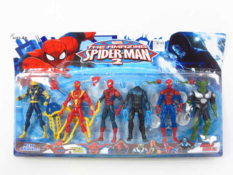 Spider Man Set W/L(6in1) toys