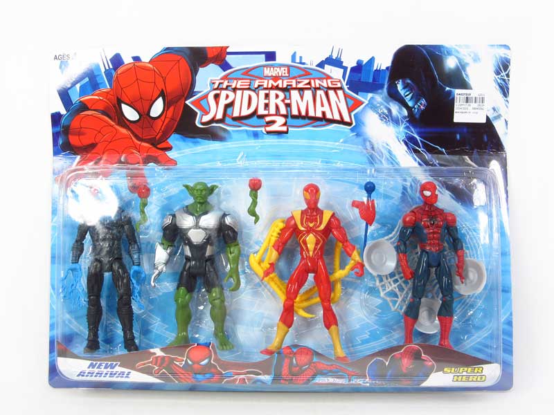 Spider Man Set W/L(4in1) toys