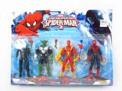 Spider Man Set W/L(4in1)
