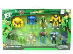 BEN10 Doll W/L(10in1) toys