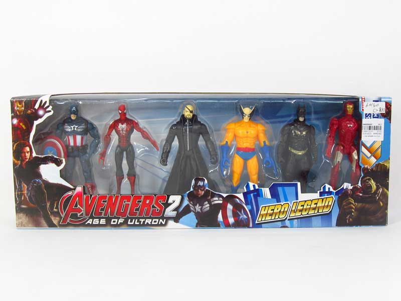 5.5inch Avengers W/L(6in1) toys