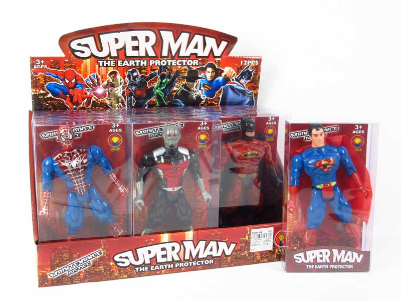 Super Man W/L（12in1） toys
