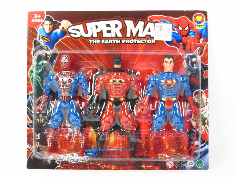 Super Man W/L（3in1） toys