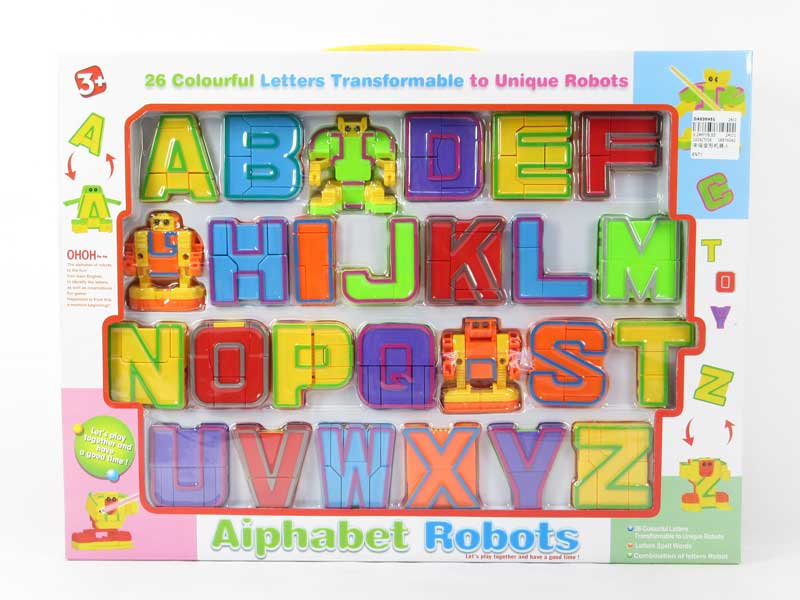 Letters Transforms Robot toys