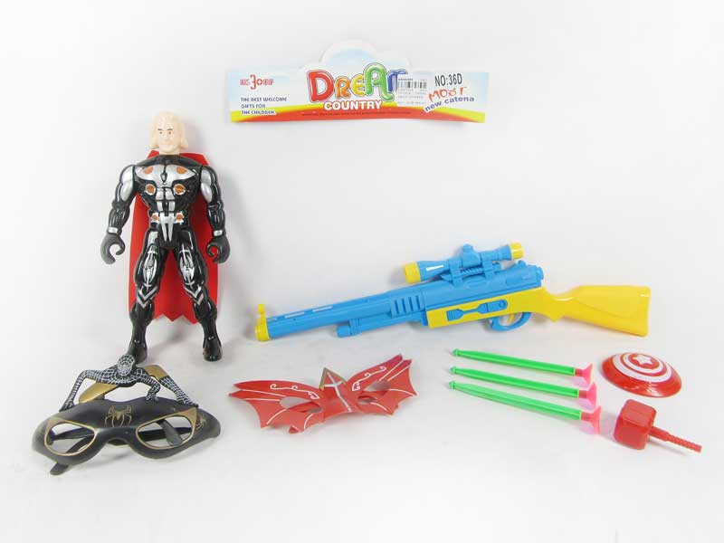 Thor W/L & Soft Bullet Gun toys