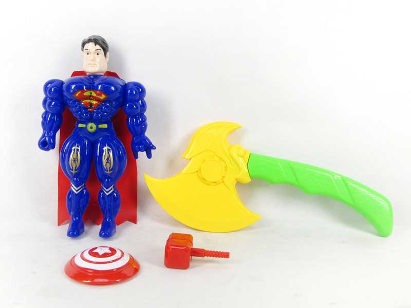 Super Man W/L & Axe toys