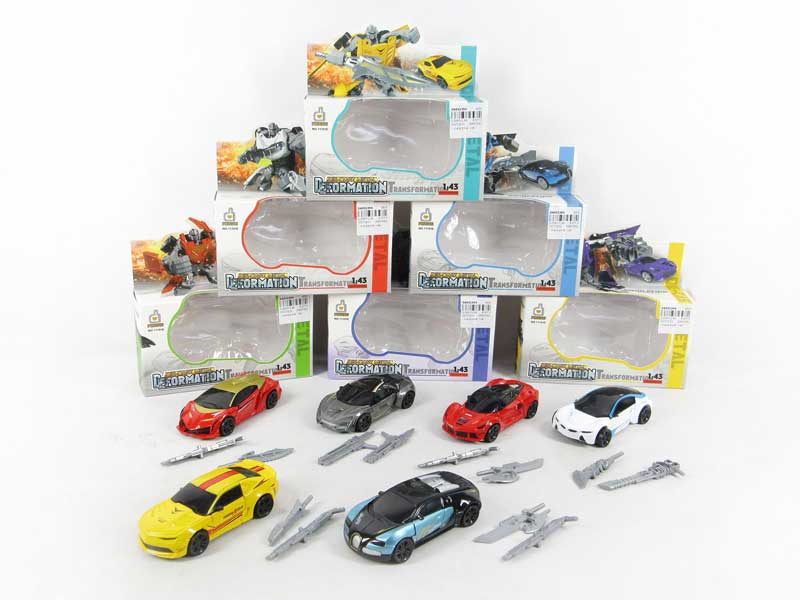1:43 Metal Transforms Car(6S) toys