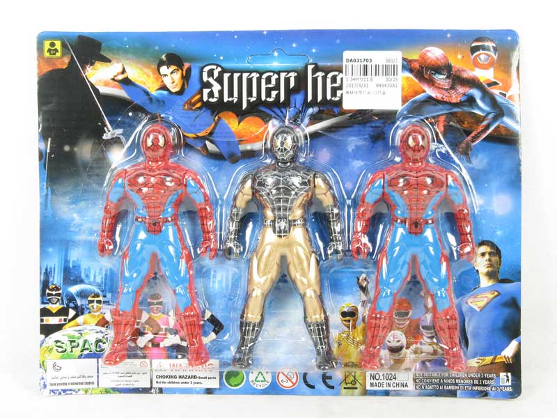 Spider Man W/L（3in1） toys