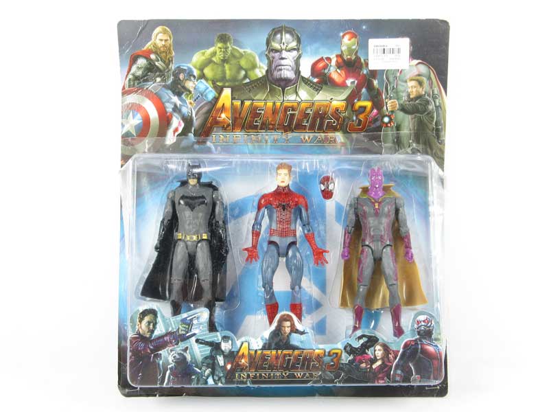 6.5-7.5inch Avengers3 W/L(3in1) toys