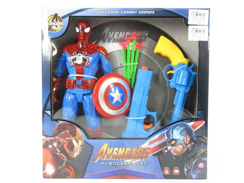 Spider Man W/L_S & Toys Gun toys