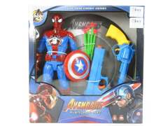 Spider Man W/L_S & Toys Gun