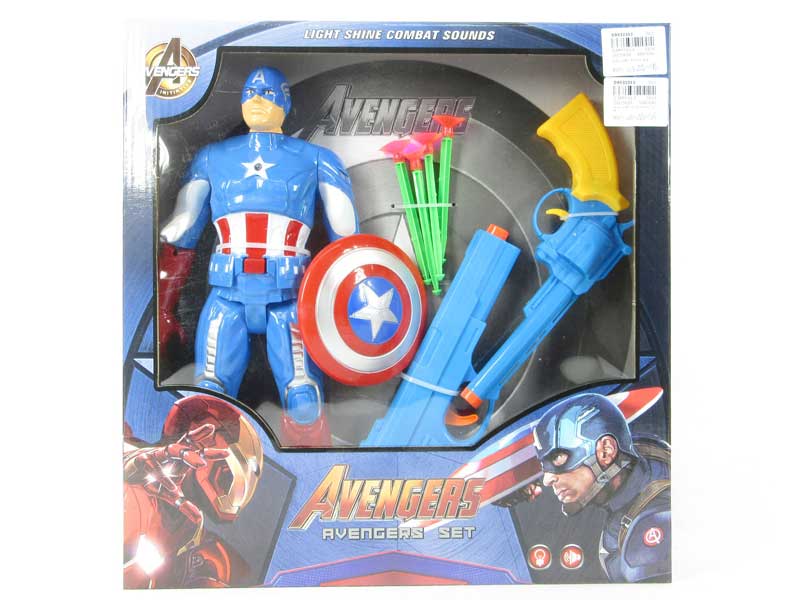 Super Man W/L & Toys Gun toys