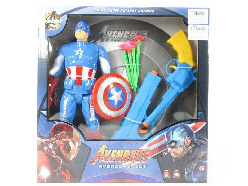Super Man W/L_S & Toys Gun toys