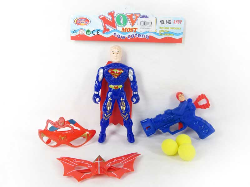 Super Man Set W/L & Toys Gun toys