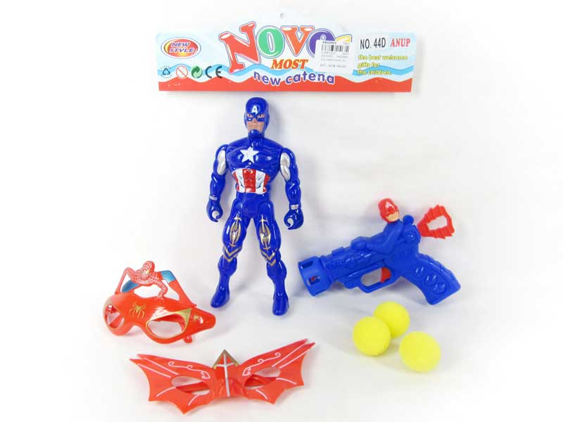 Super Man Set W/L & Toys Gun toys