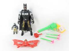 Bat Man Set W/L & Soft Bullet Gun