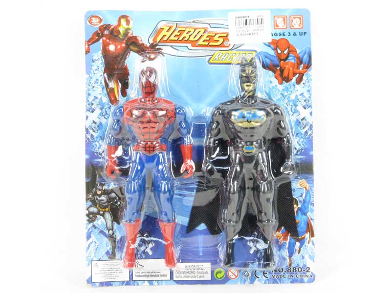 Spider Man & Bat Man toys