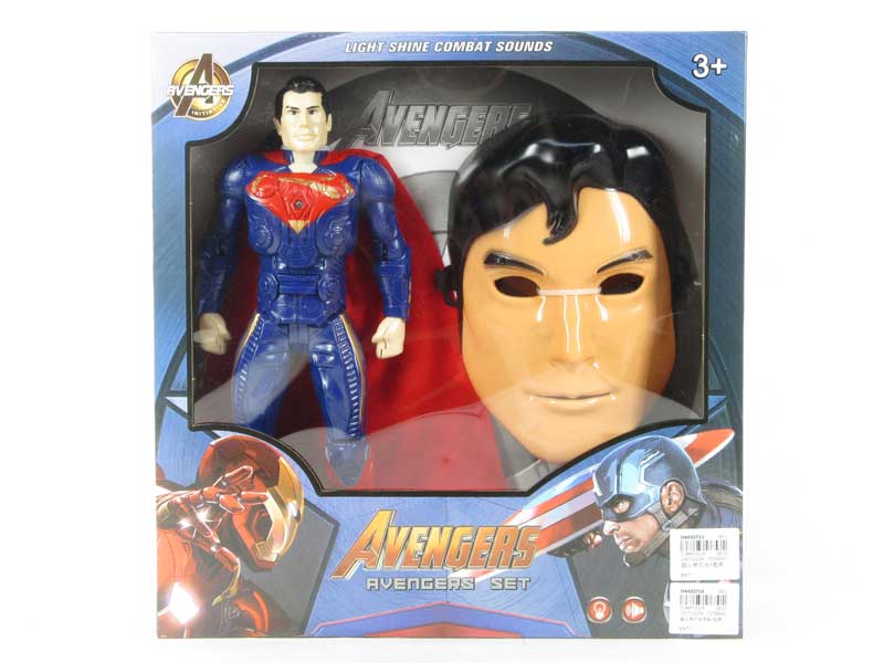 Super Man W/L & Mask toys