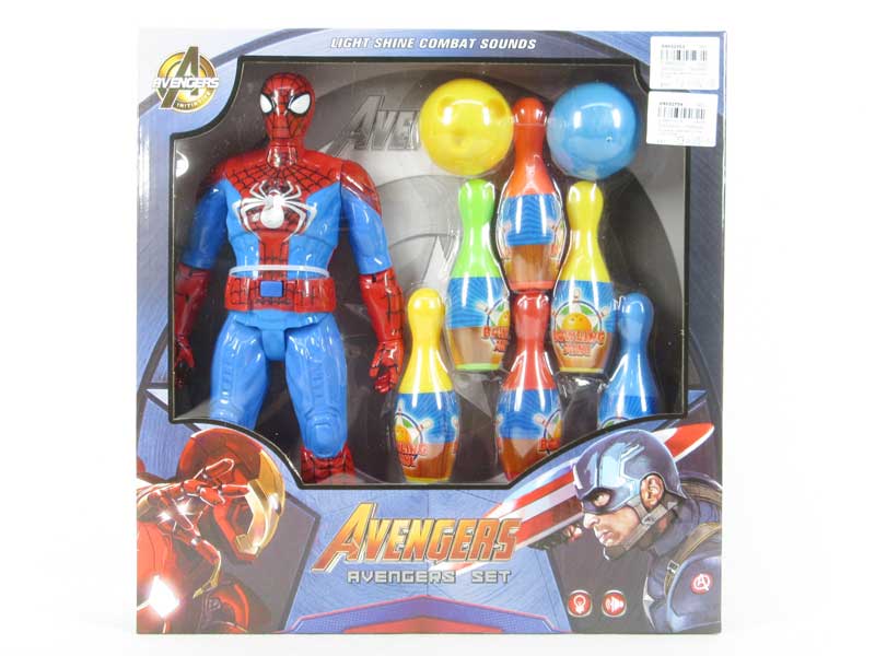 Spider Man W/L & Bowling Game toys
