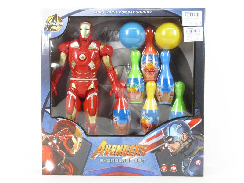 Iron Man W/L_S & Bowling Game toys