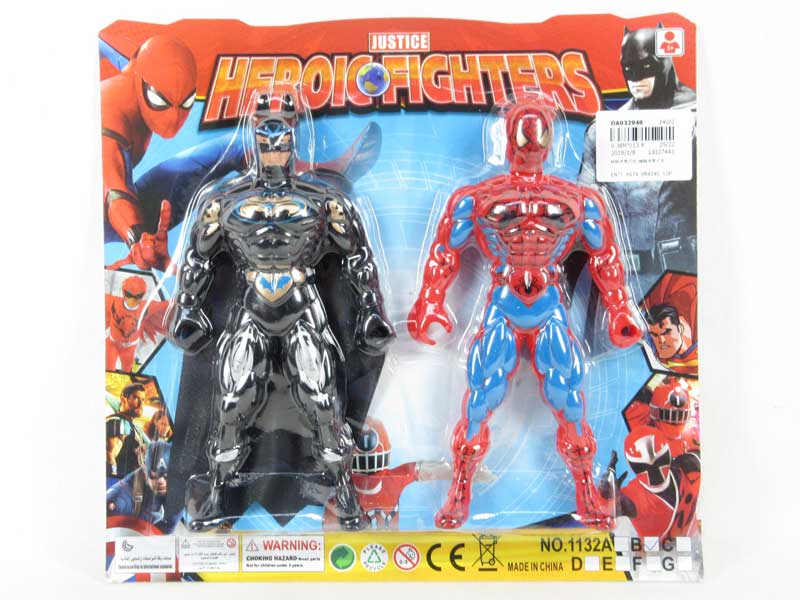 Spider Man W/L & Bat Man W/L toys