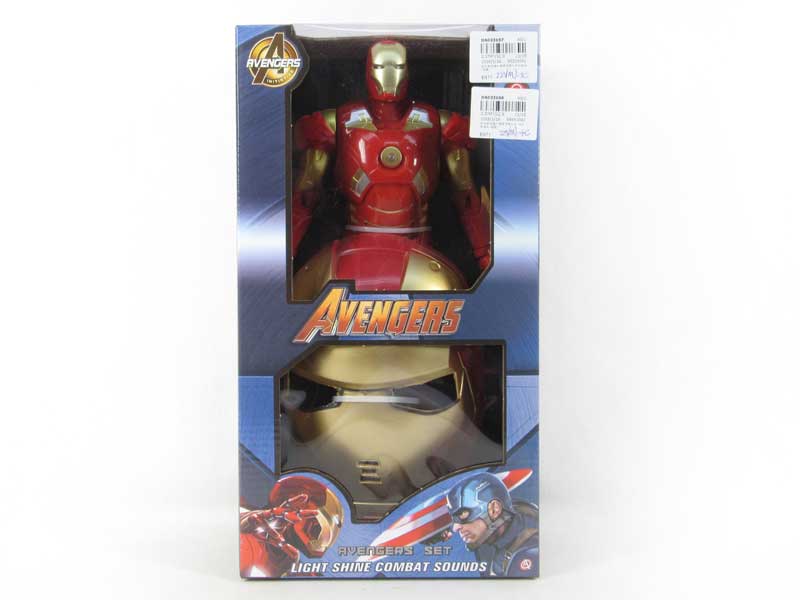 Iron Man W/L_S & Mask toys