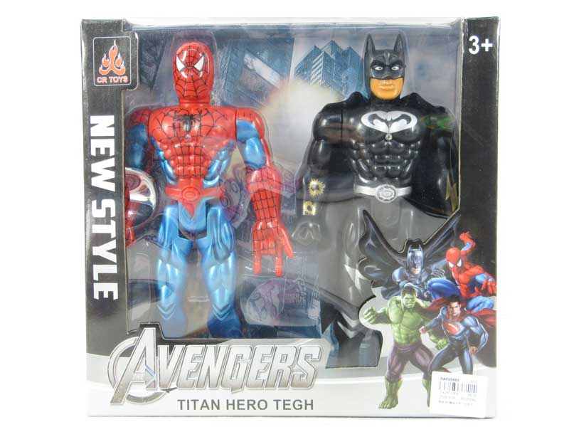 Spider Man & Bat Man W/L_M toys