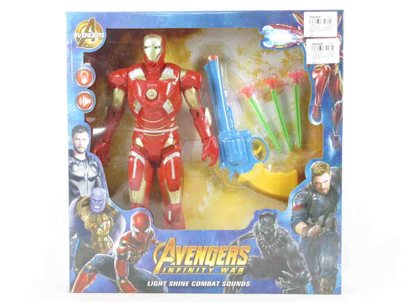 Iron Man W/L_S & Toy Gun toys