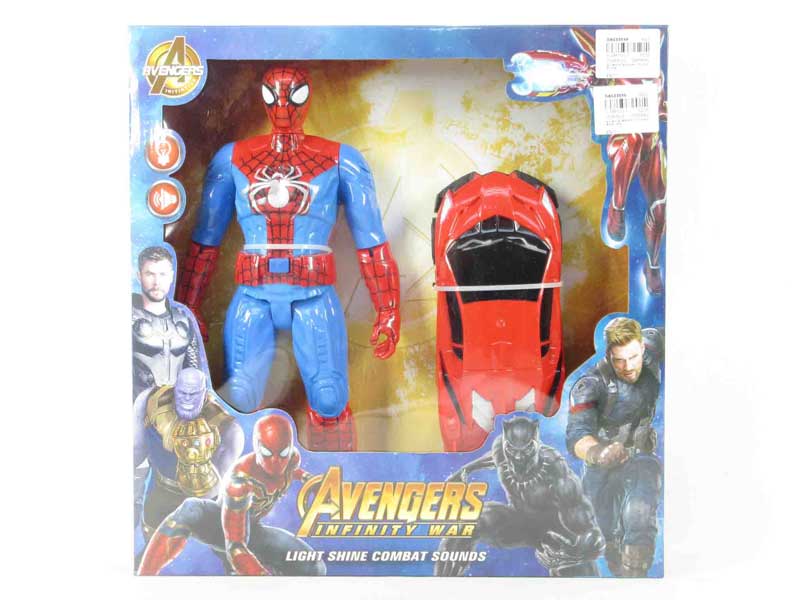 Spider Man W/L & Friction Car toys