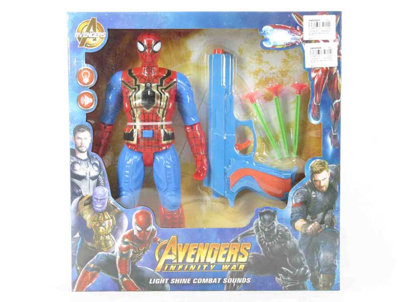 Spider Man W/L_S & & Toy Gun toys