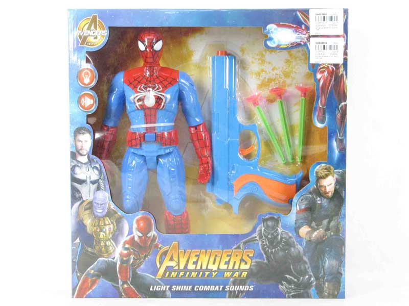 Spider Man W/L_S & & Toy Gun toys