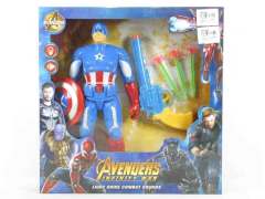 Captain America W/L & Toys Gun