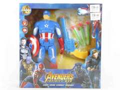 Captain America W/L_S & Toys Gun