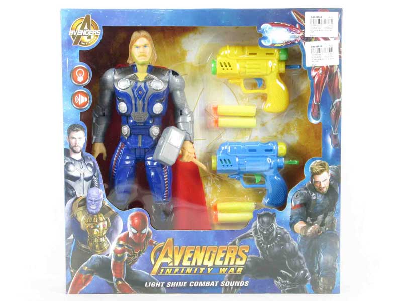 Thor W/L & Soft Bullet Gun toys