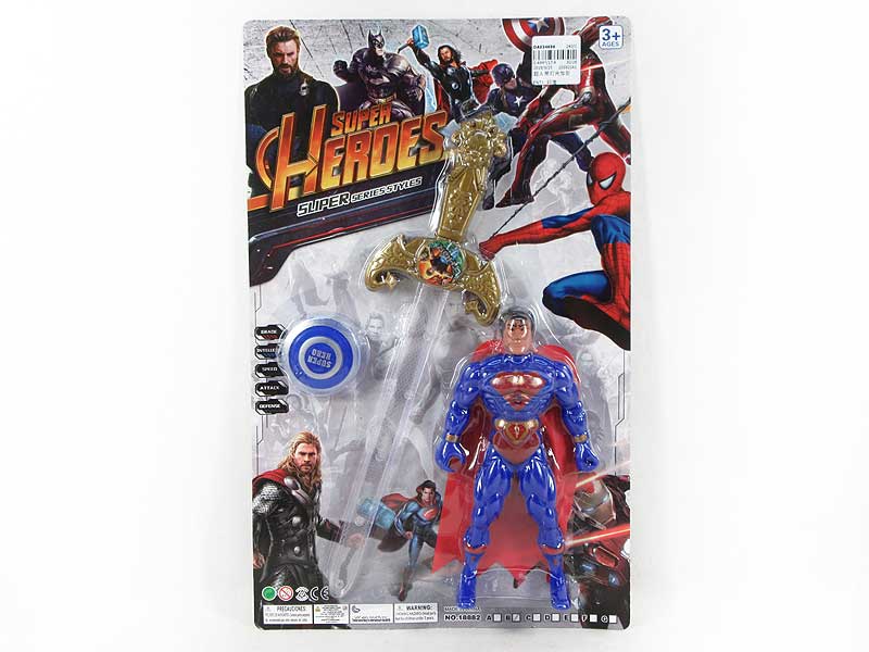 Super Man W/L & Sword toys