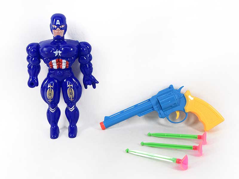 Captain America W/L & Toy Gun toys