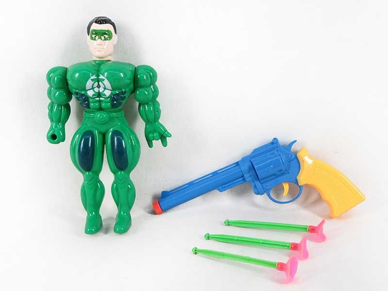 Green Beasts W/L & Toy Gun toys