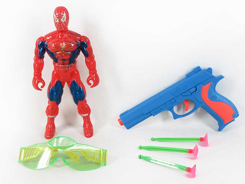 Spider Man W/L & Toy Gun toys