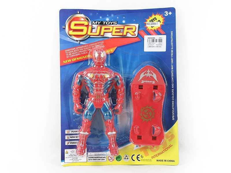 Spider Man W/L & Scooter toys