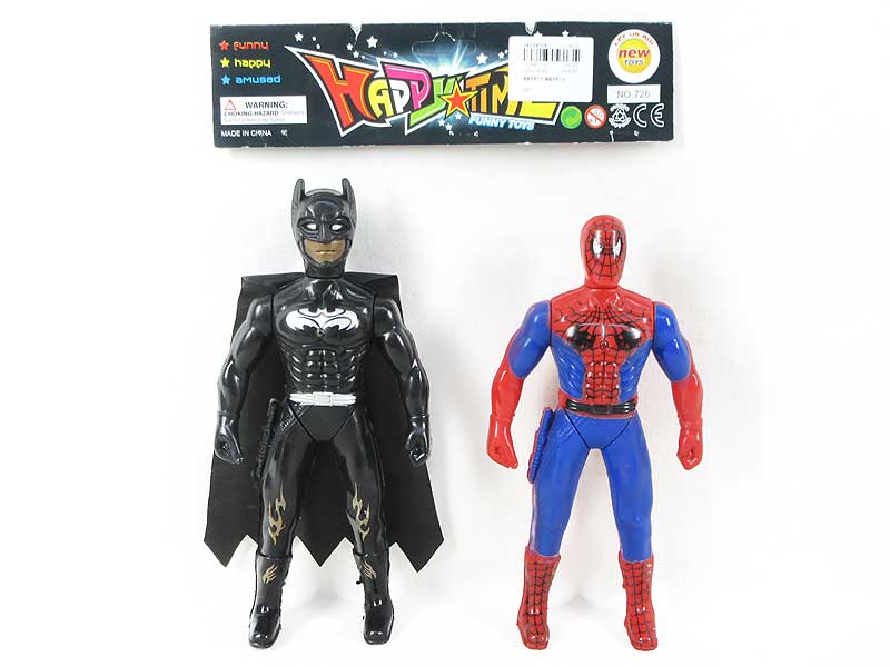 Spider Man W/L & Bat  Man W/L toys
