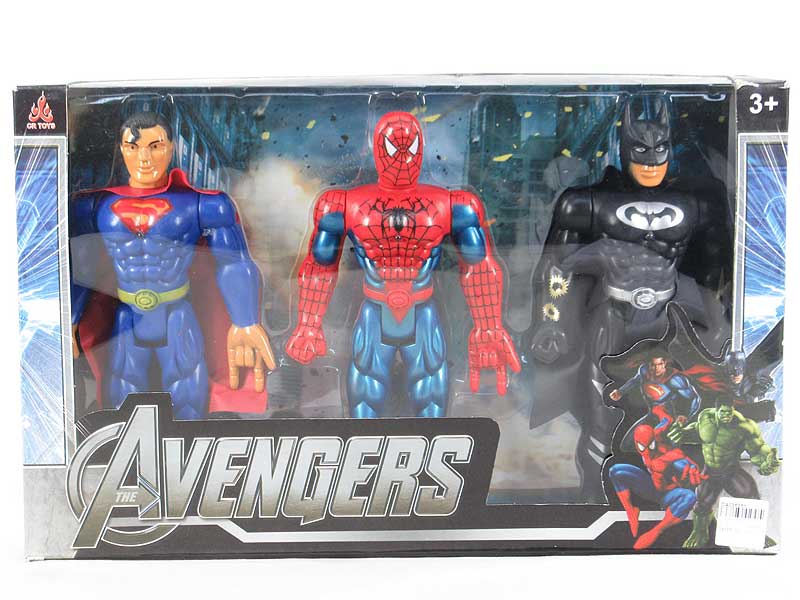 Super Man W/L_M(3PCS) toys