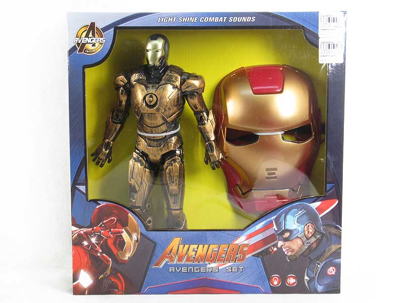 Iron Man W/L_S & Mask toys