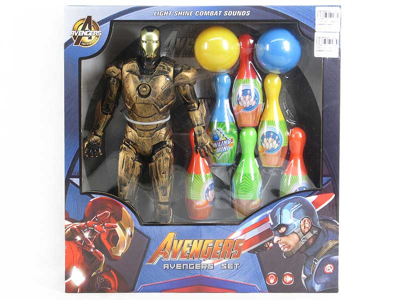 Iron Man W/L & Bowling Game toys