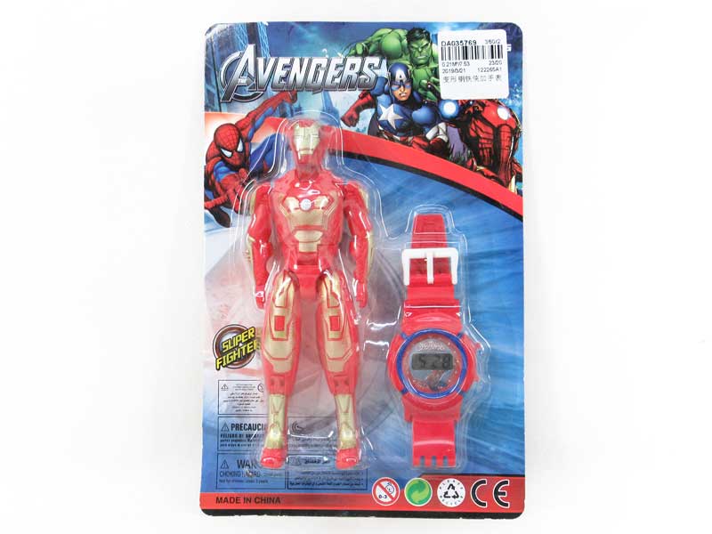 Transforms Iron Man & Watch toys