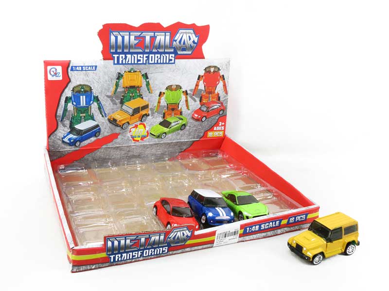 Metal Transforms Car(18in1) toys