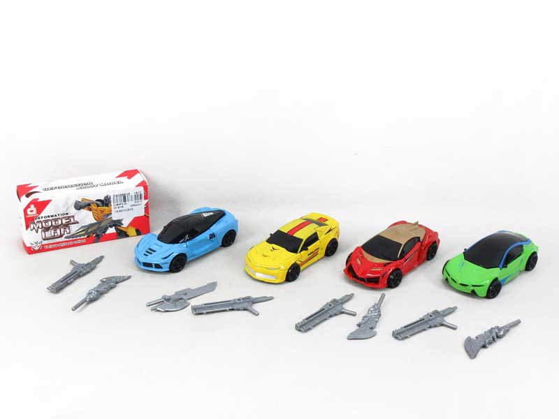 1:43 Metal Transforms Car toys
