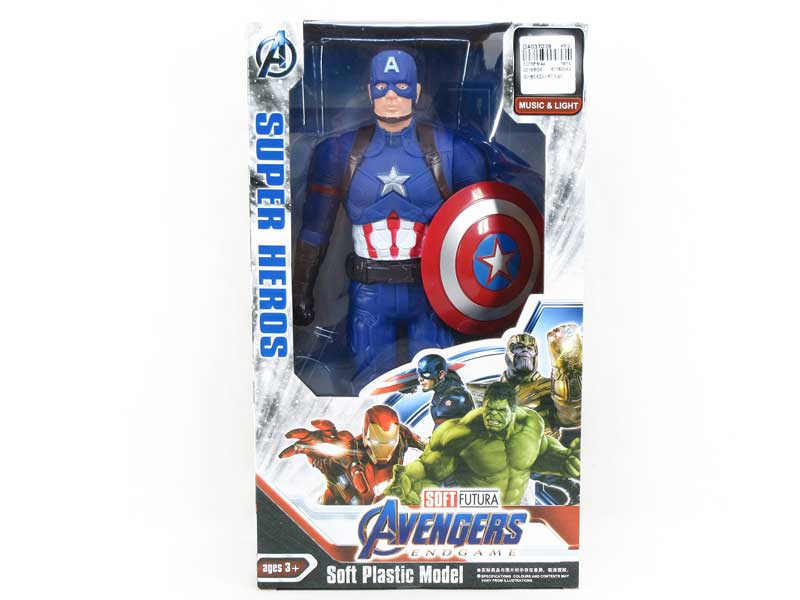 30cm Captain America W/L_M toys