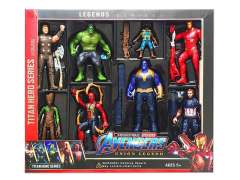 6inch The Avengers W/L(8in1) toys